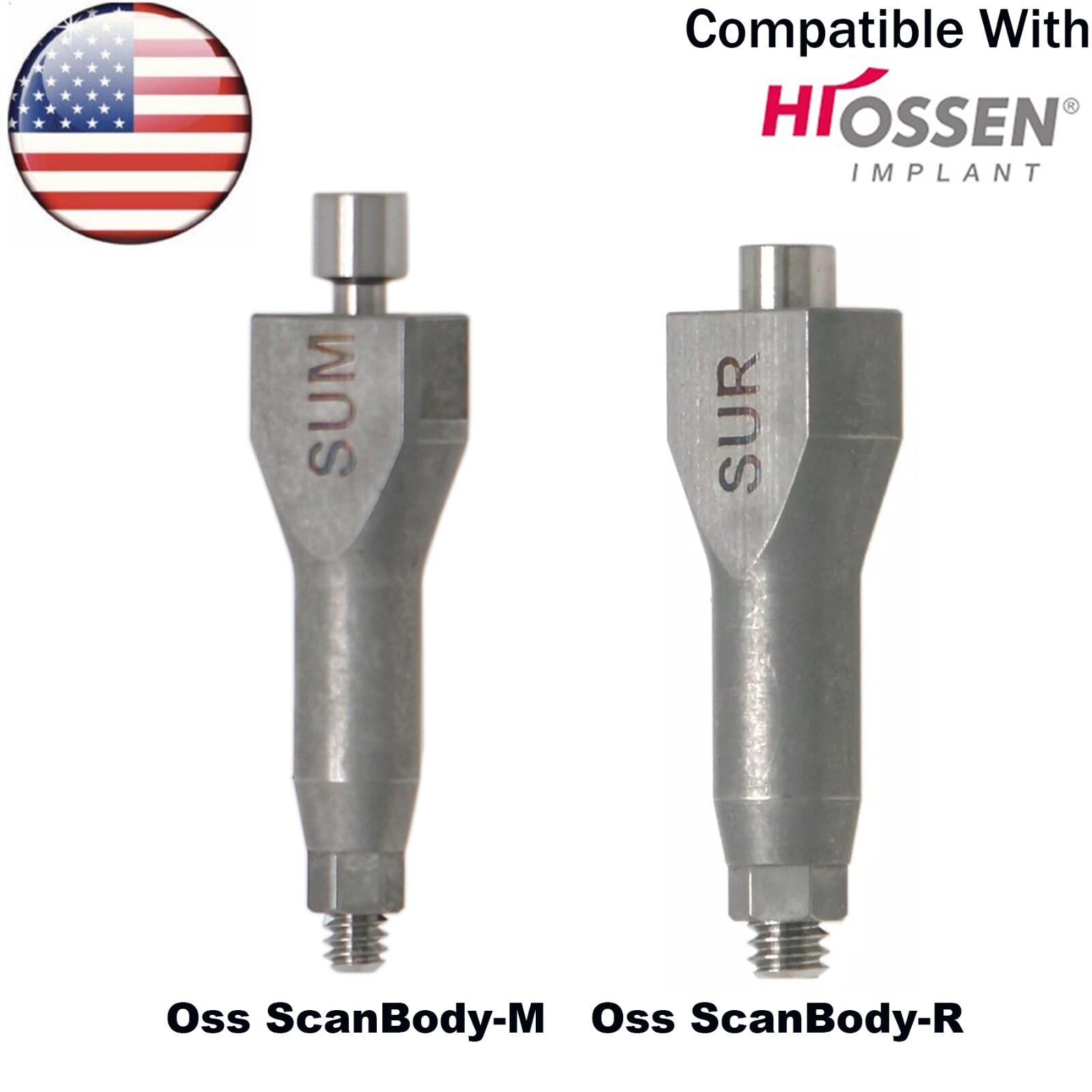 US Dental CAD/CAM Implant Scan Body Analog fit Hiossen Nobel Biocare Straumann