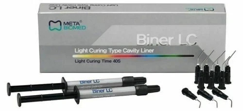 Meta Biomed Biner LC DENTAL Light Curing Type Cavity Liner Base Long exp