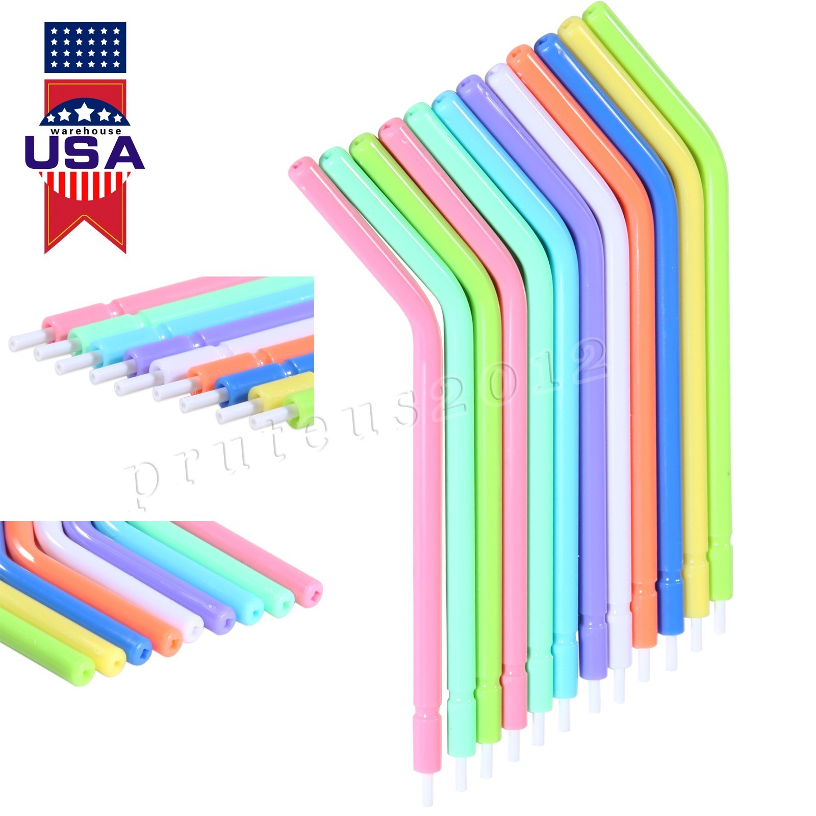 250 pcs Disposable Air Water Syringe Tips with cores High Quality Free Return