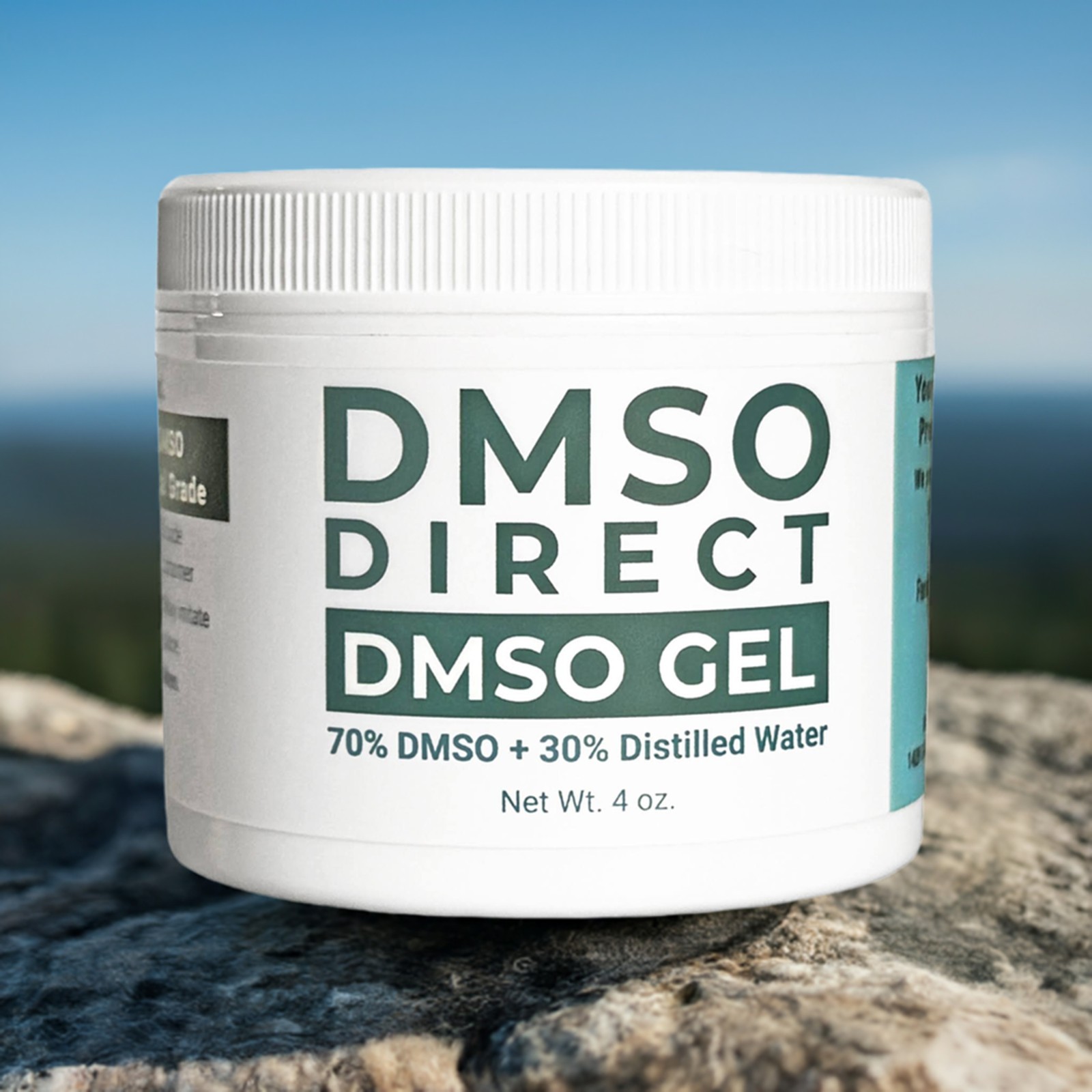 DMSO Gel 70/30 – 4oz – 99.99% Pure Pharmaceutical Grade Dimethyl Sulfoxide