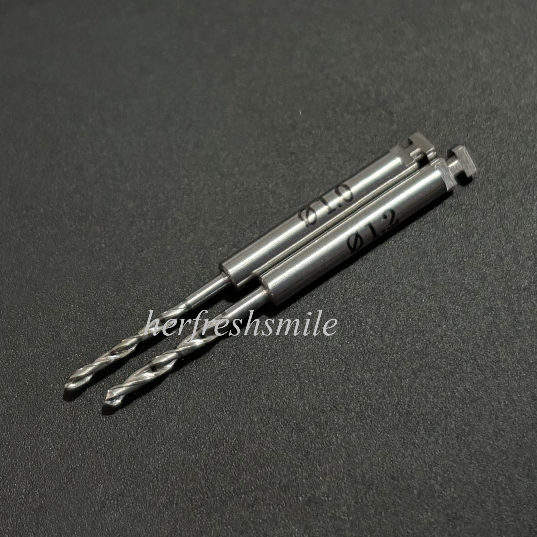 1.2mm Dental Pilot Drill Bone Screw GBR Tent Screws Insertion Tacks Socket
