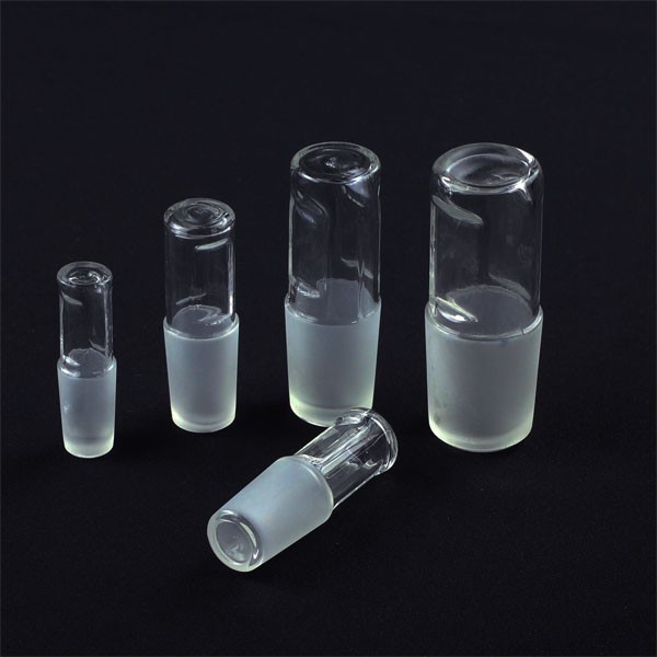 Various Sized Glass Hollow Stopper Hollow Plug Science Chemistry Lab Supplies ca