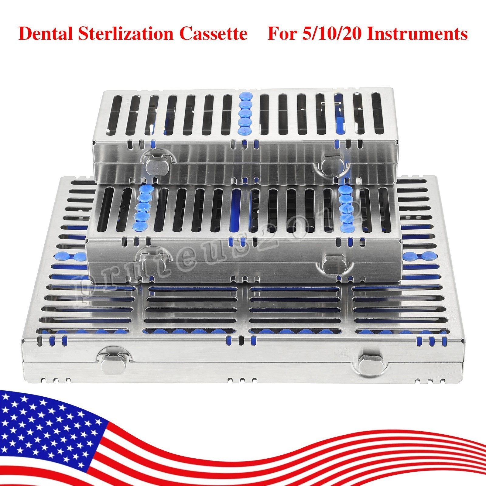 Dental Instruments Cassette Tray Sterilization Box Autoclave Surgical Instrument