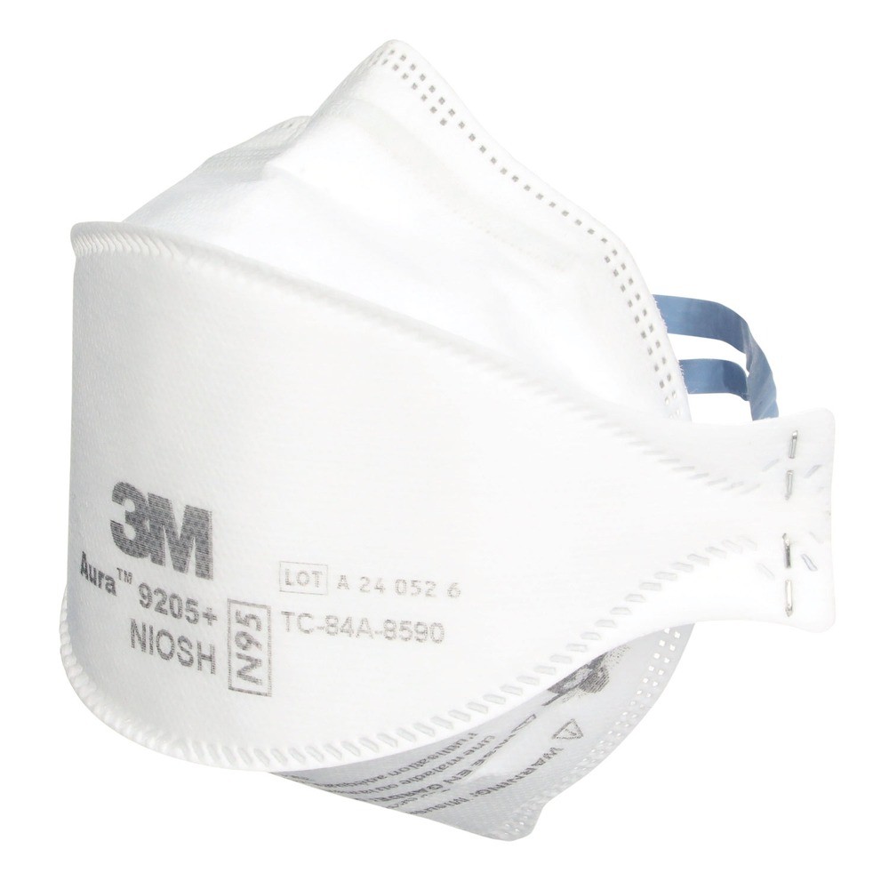 3M 9205PLUSCT Aura Particulate Respirator 9205+ – Standard Size (12/Carton) New