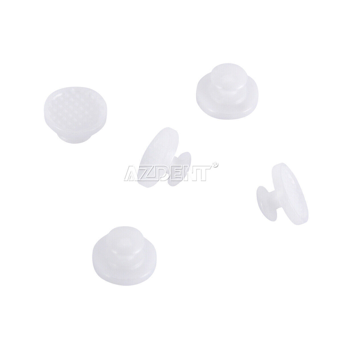Dental Orthodontic Lingual Button Bondable Ceramic Round Recctangular Round Base