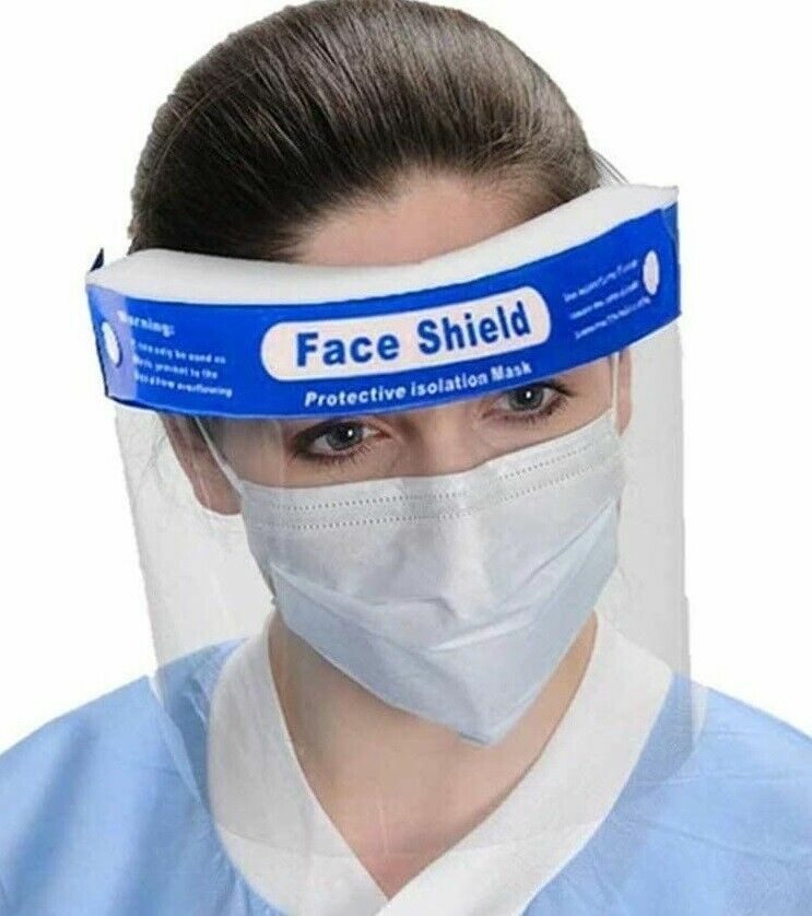 Safety Full Face Shield Reusable Washable Protection Cover Face Mask Anti-Splash
