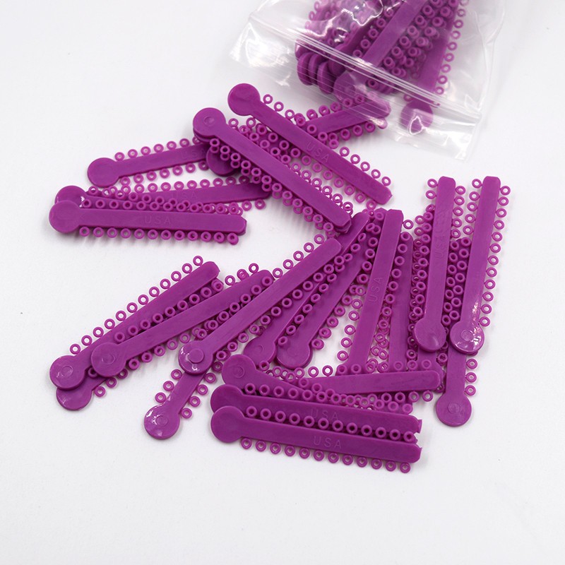 1040/ Dental Orthodontics Ligature Ties Elastic Rubber Band Elastomeric Braces
