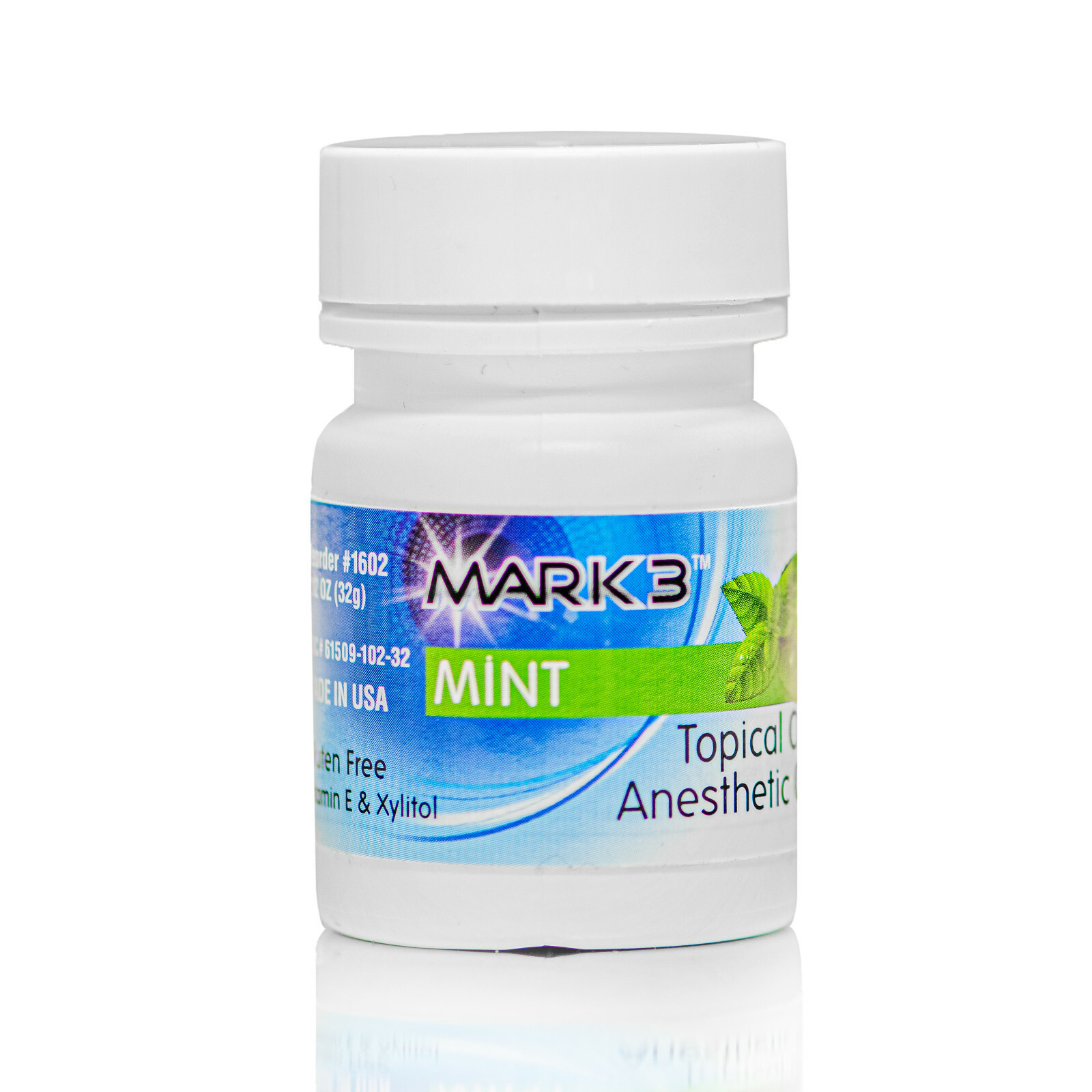 MARK3 Dental Topical Anesthetic Gel 1oz/32g Jar 20nzocaine in USA