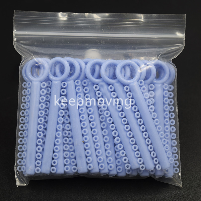 1 Pack 1040 Pcs Dental Orthodontic Elastic Braces Rubber Ligature Ties 37 Colors