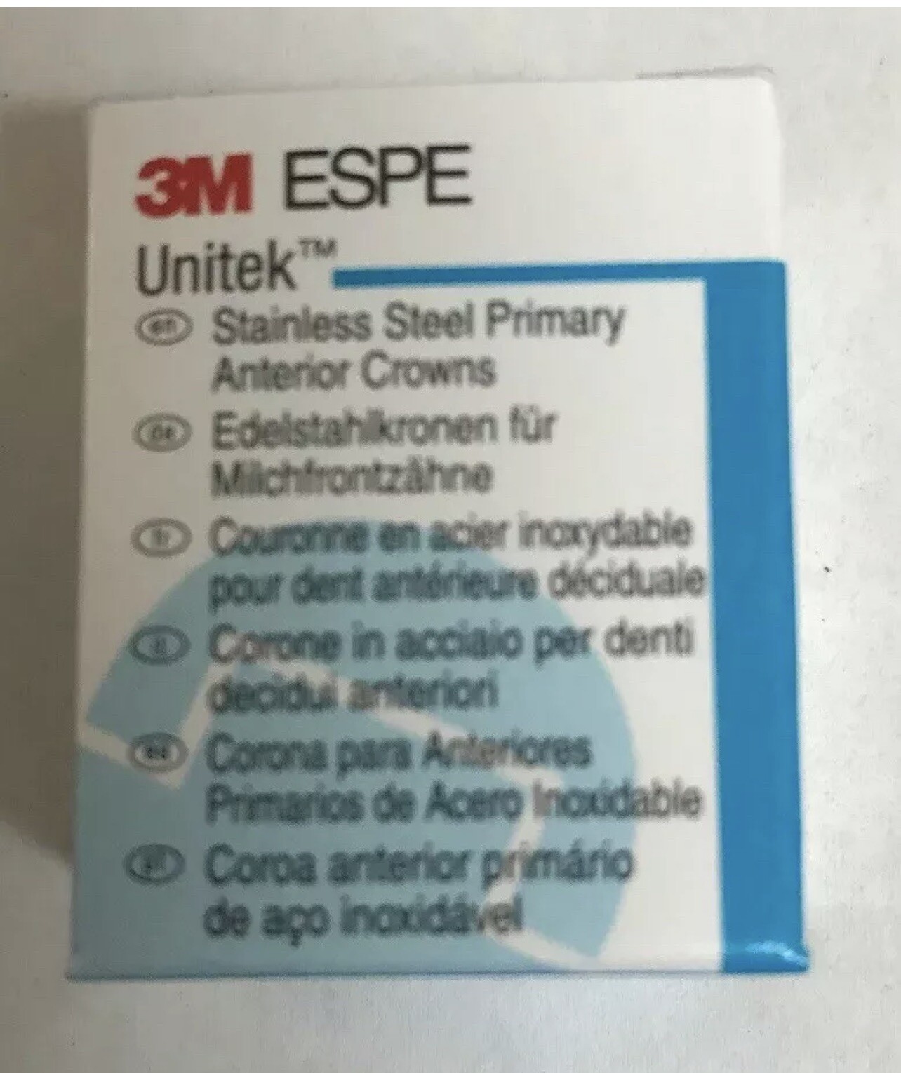 3M ESPE 907046 Unitek Stainless Steel Primary Anterior Crowns 6 Upper Cuspid