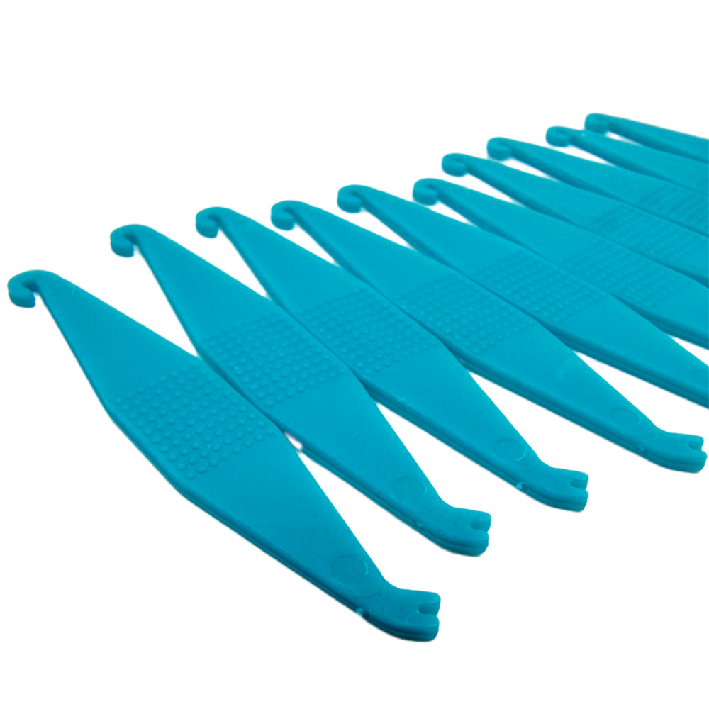 Dental Orthodontic Elastic Placer Hooks For Braces Elastic Rubber Bands 50Pcs