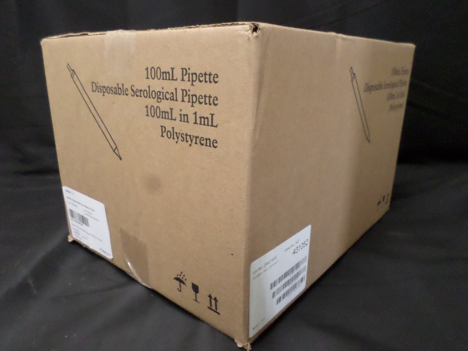 FISHERBRAND Polystyrene 100mL Sterile Serological Pipette 13-678-000 (100/cs)