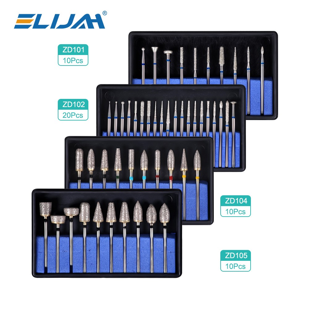 Dental Lab Polishing Burs Drills Tungsten Steel Carbide Bur HP 2.35mm 10pcs/set