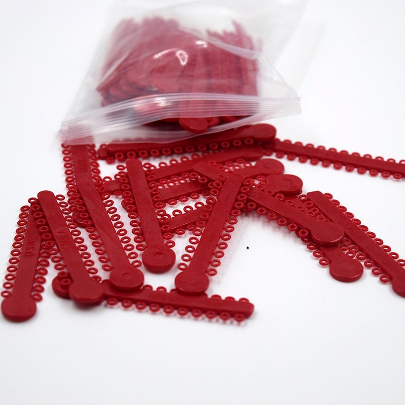 1040/ Dental Orthodontics Ligature Ties Elastic Rubber Band Elastomeric Braces