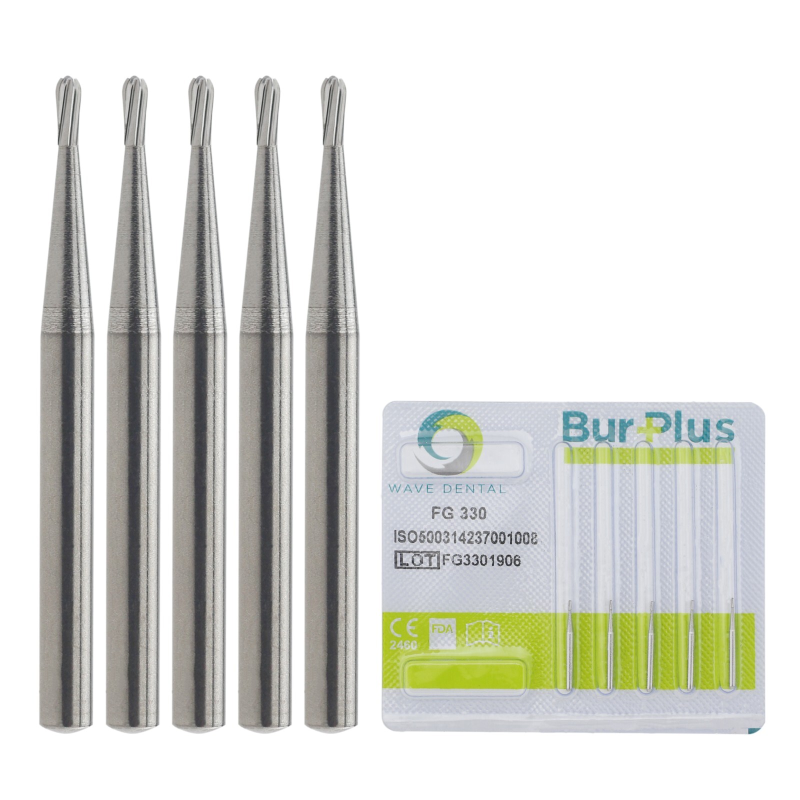 Wave Dental Burs FG 330 557 4 6 Carbide Burr Friction Grip Round Pear High Speed