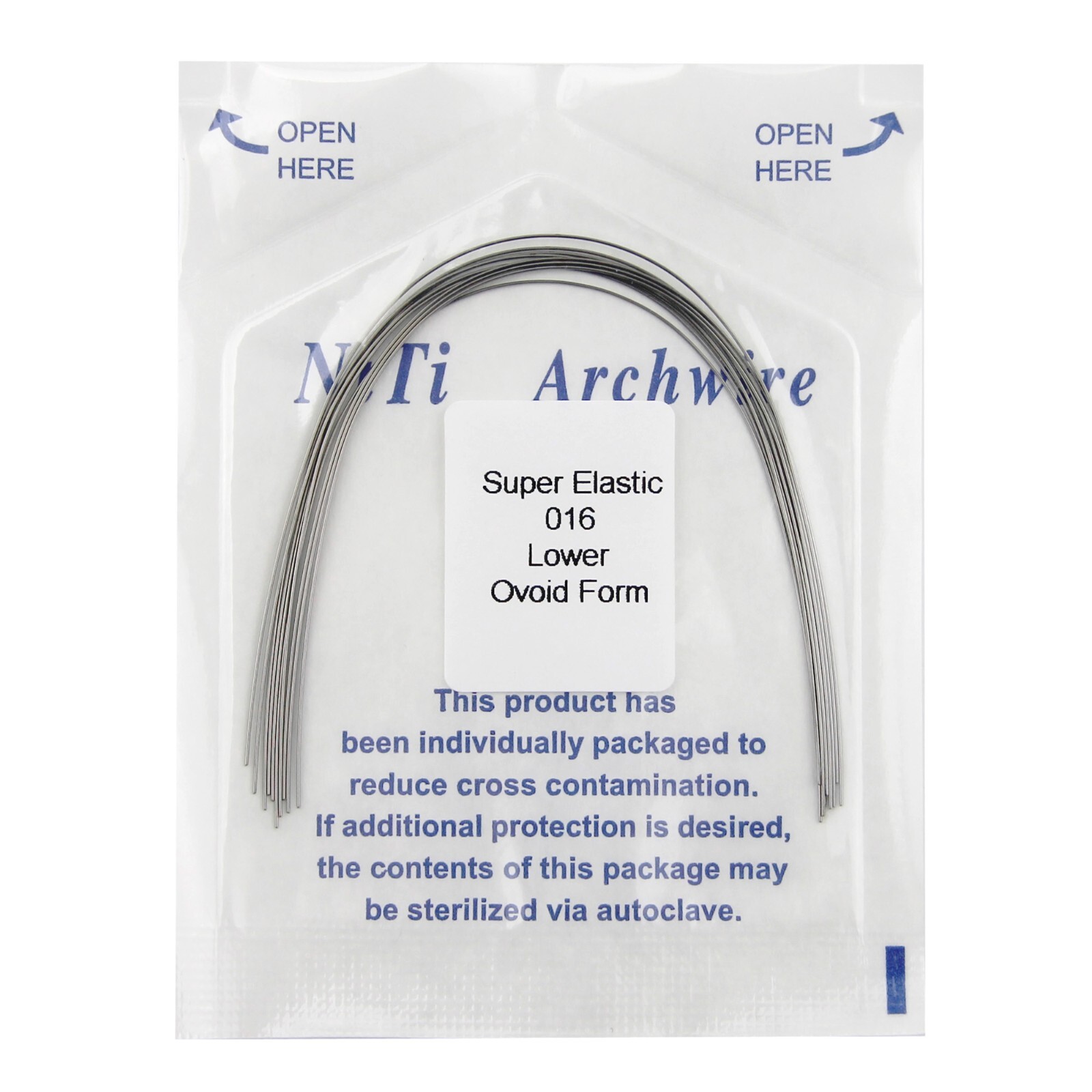 100pcs Dental Orthodontic Arch Wires Niti Rectangular Round Arcos de Ortodoncia