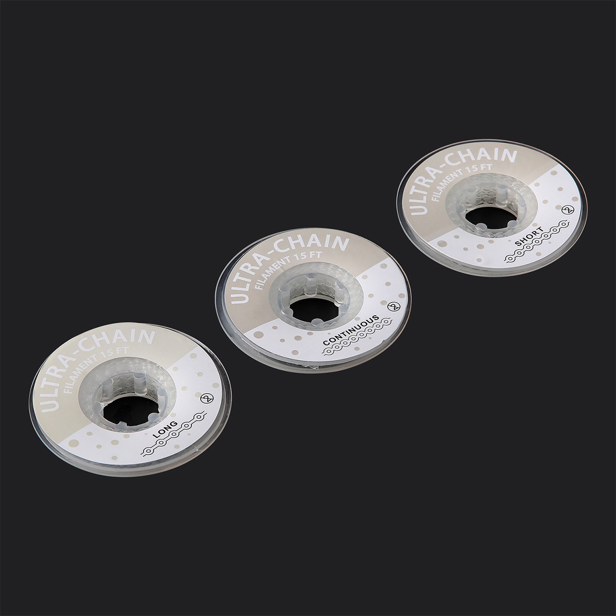 1x Dental Orthodontic Elastic Ultra Power Chain Long /Short /Closed Transparent