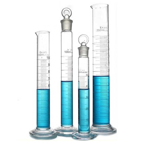 5ml – 1000ml Transparent Graduated Measuring Cylinder with Stopper Lab Supplies