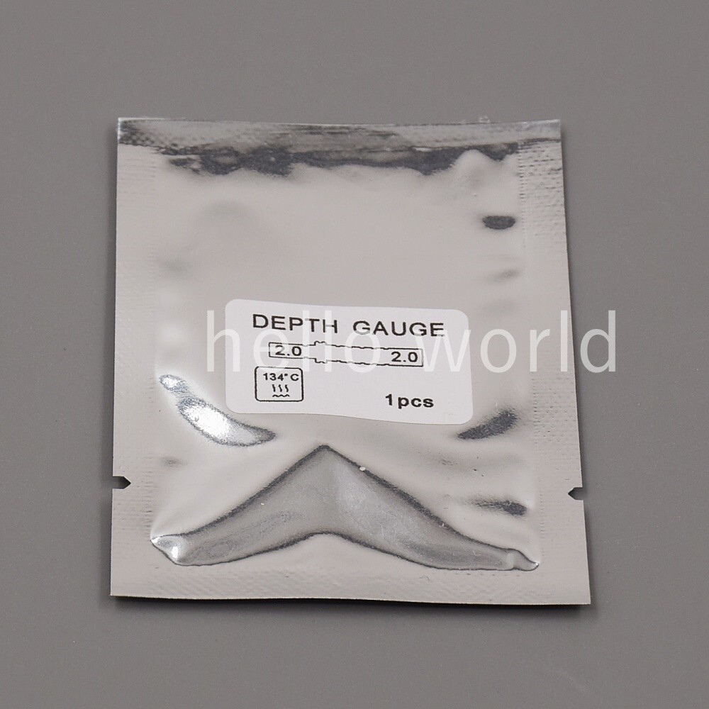 1Pcs/Bag Dental Surgical Tool Balance Bar Parallel Pin Measuring Depth 2.0-2.0mm