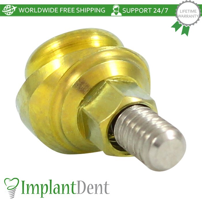 2x Angulated 30° Lokator Titanium Attachment Dental Int Hex Connection 2.42mm