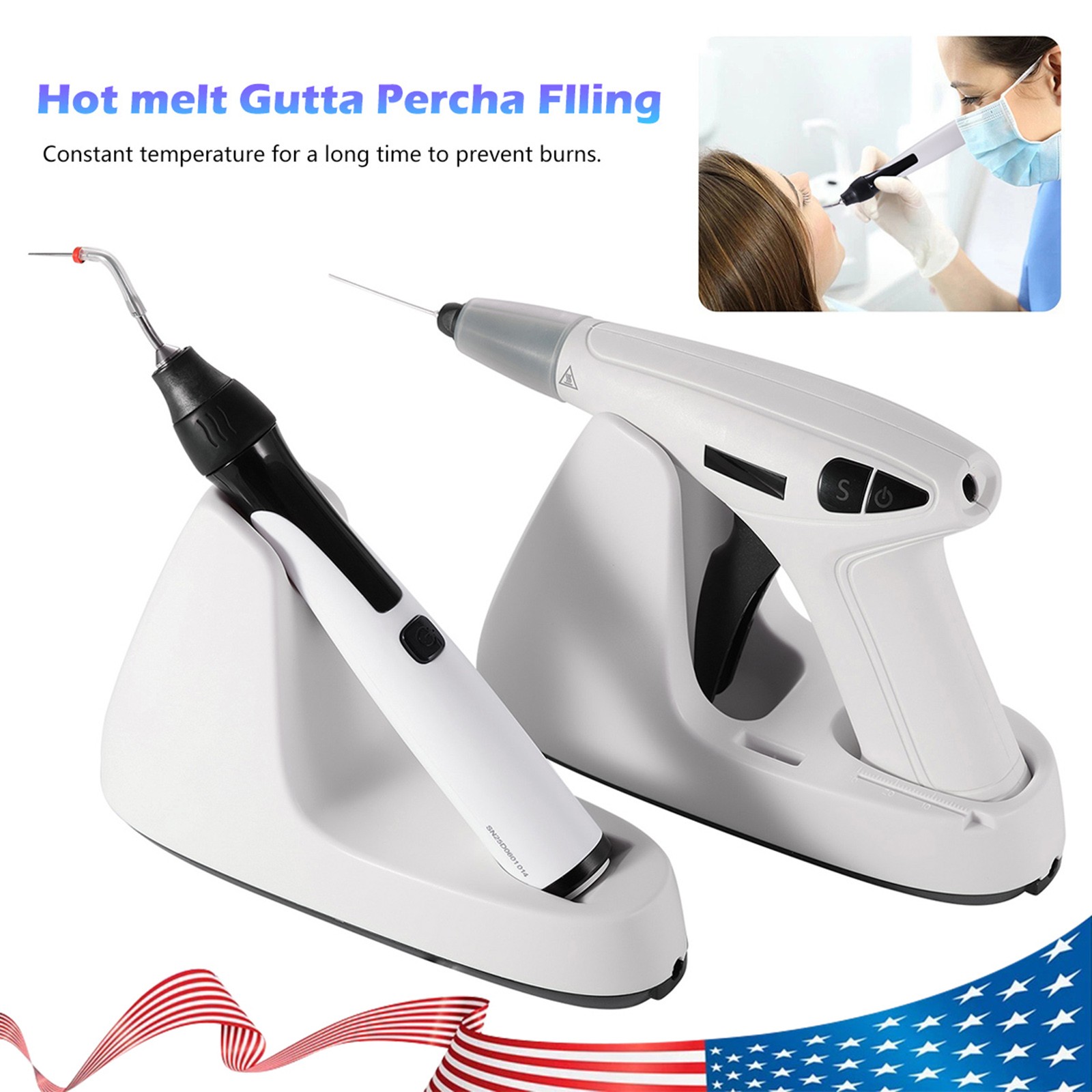 Dental Obturation System Gutta-percha Endodontic Heated Gun with Heated Pen