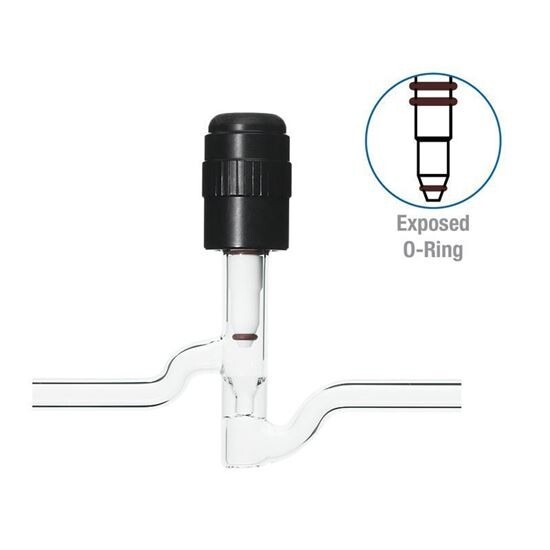 New ChemGlass 0-4mmm 180 degree Valve