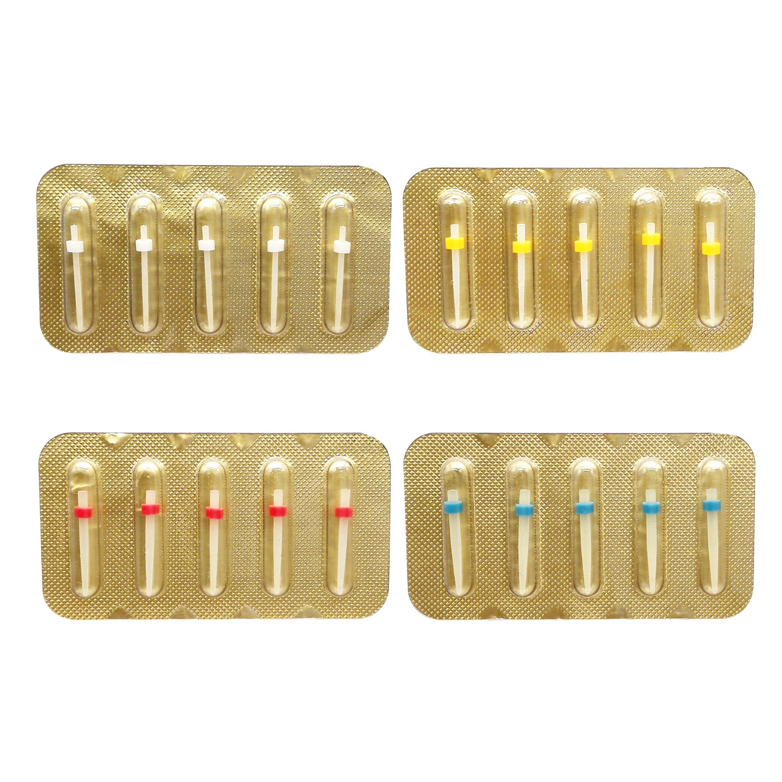 Dental Fiber Post Drill Quartz Straight 3D Screw Glass Root Canal Posts/Drills