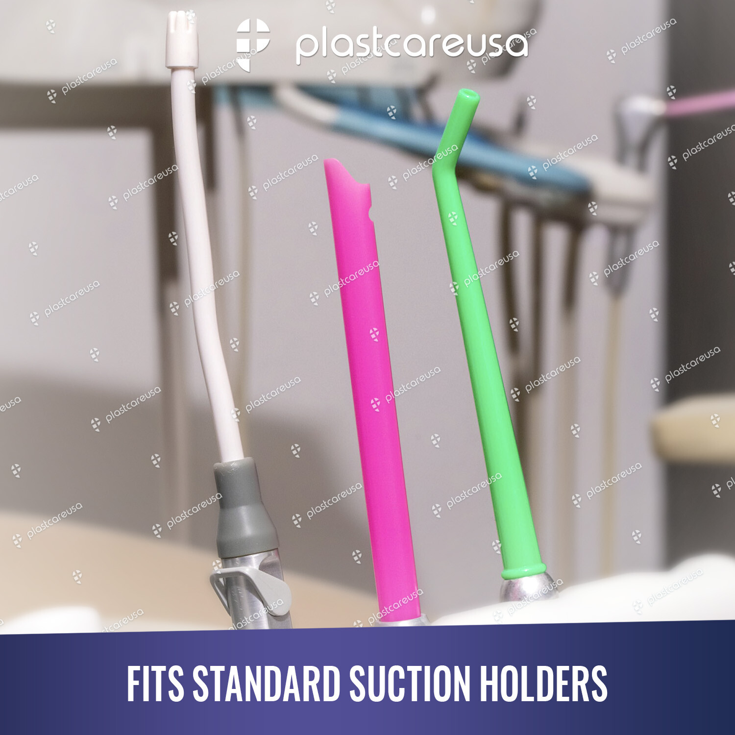 1000 Assorted HVE Evacuation Suction Dental Tips, Vented (Rainbow Multi Colors)
