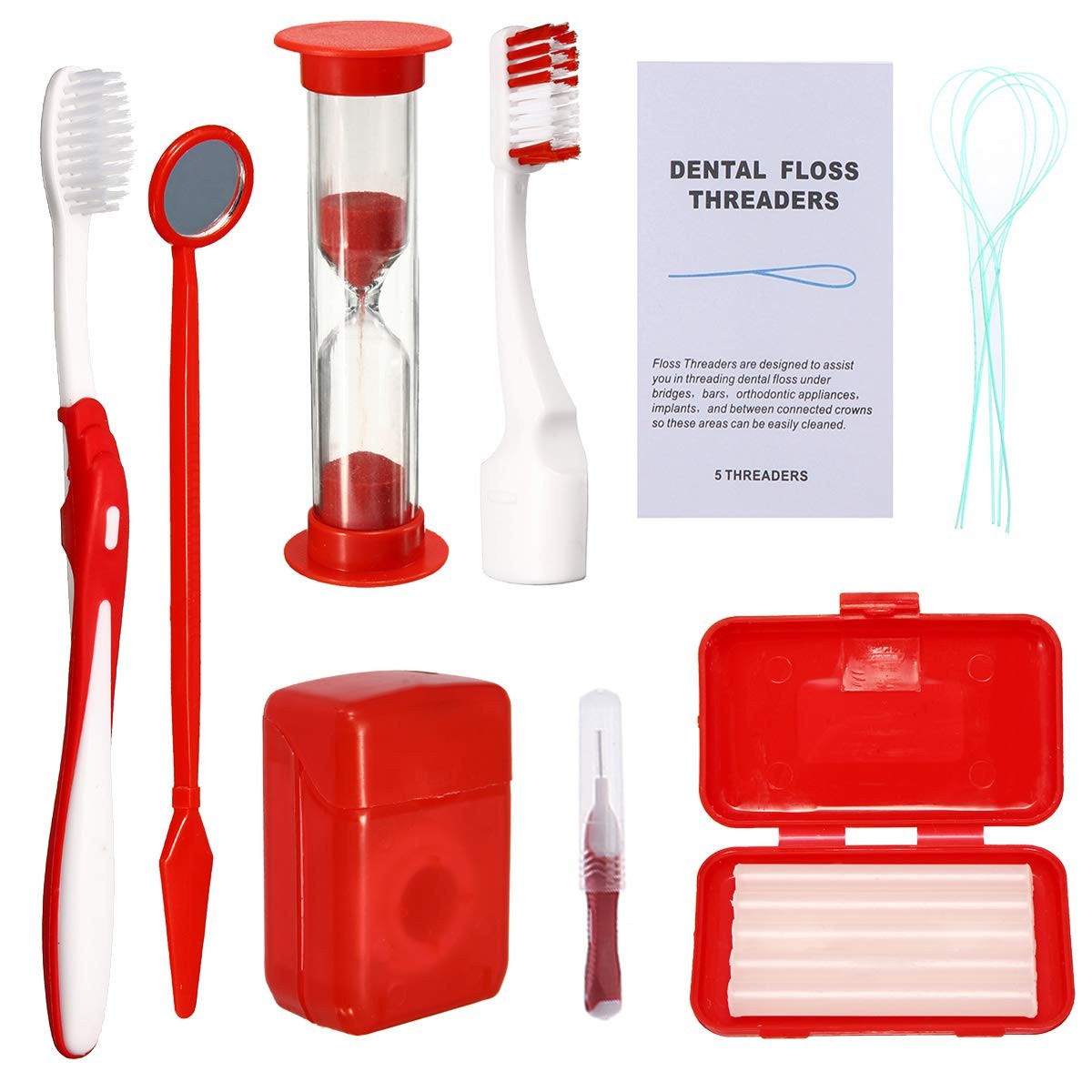 Braces Cleaning Kit for Teeth, Portable Orthodontic Toothbrush Kit Oral Care …