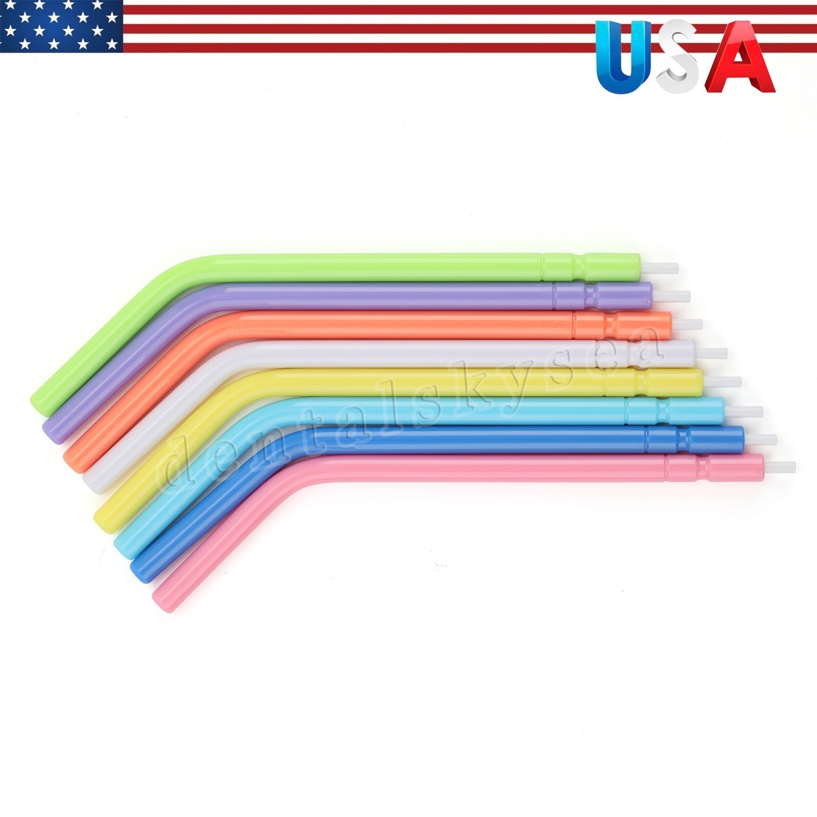 250 pcs Disposable Air Water Syringe Tips with cores High Quality Free Return