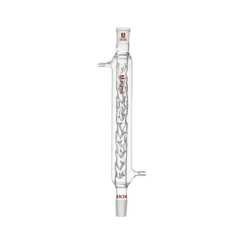 200mm-600mm Double Layer Distillation Column Lab Glass Equipment ca