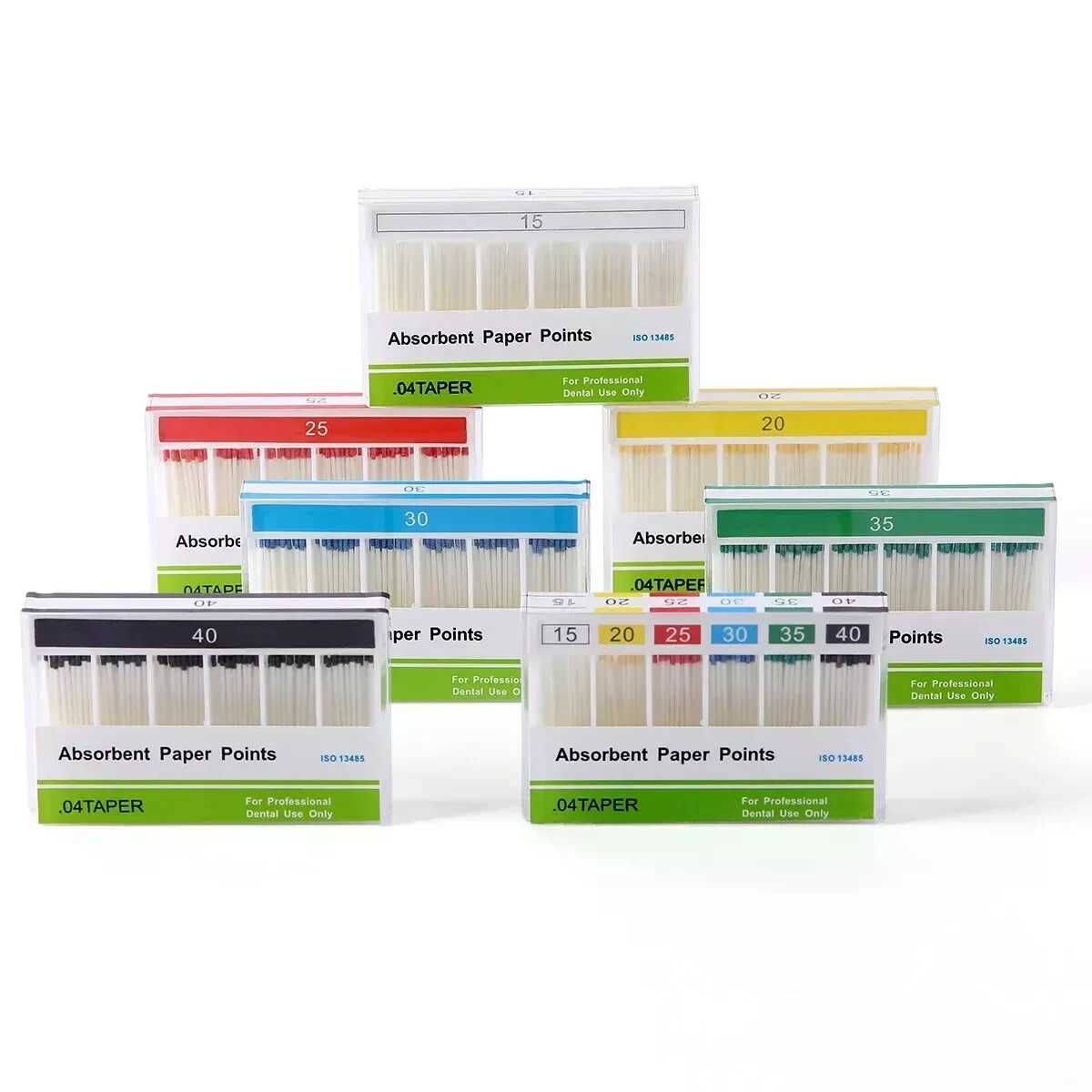 1-10 Box Dental Endo Root Canal Obturating Points/Absorbent Paper Points .02-.06
