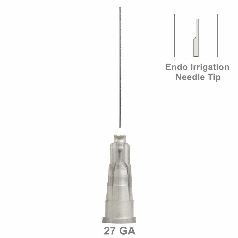 Dental Irrigation Needle Disposable Syringe Tips 25G/27G/30G Side Hole Notched