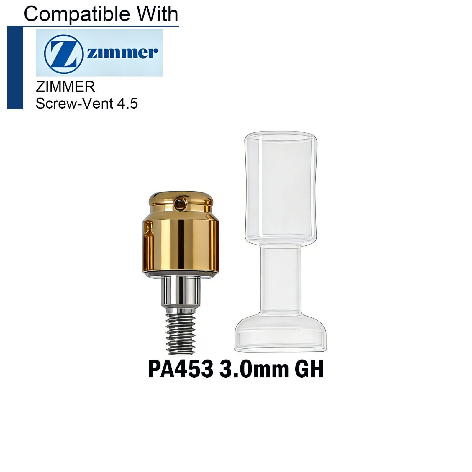 US Dental Locator Abutment for ZIMMER Screw-Vent 4.5 Platform