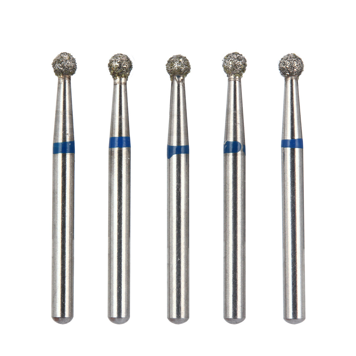 10Pc AZDENT Dental Diamond Bur FG Tapered Round BR TF For High Speed Handpiece