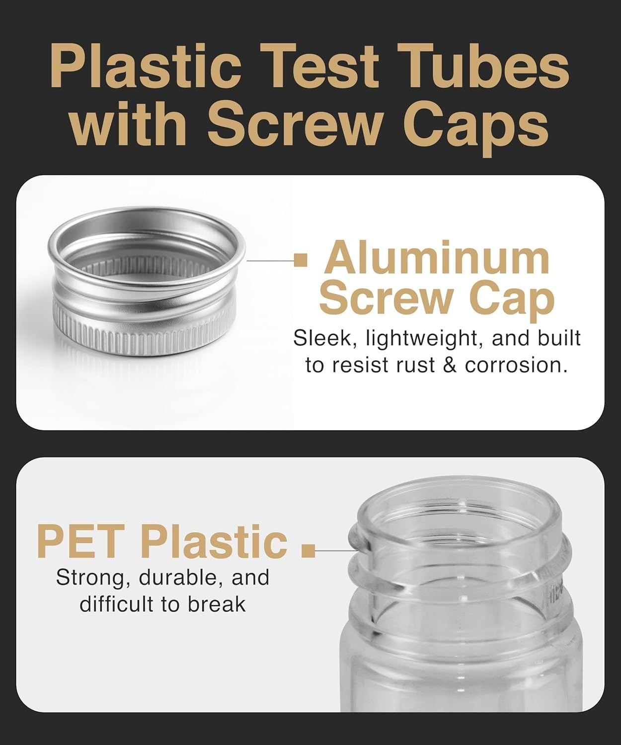 50 ml Plastic Tubes with Caps – 30 PCS for Organizing Liquids & Crafts