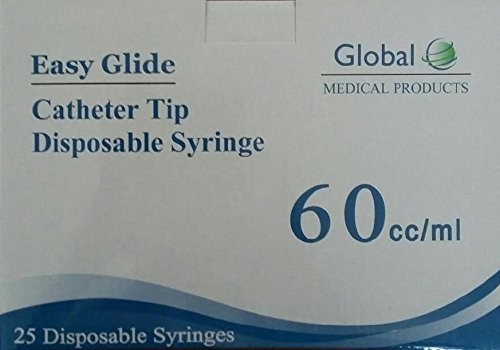 Qty 50 60cc Catheter Tip Syringe NO NEEDLE with Covers Individually Sealed