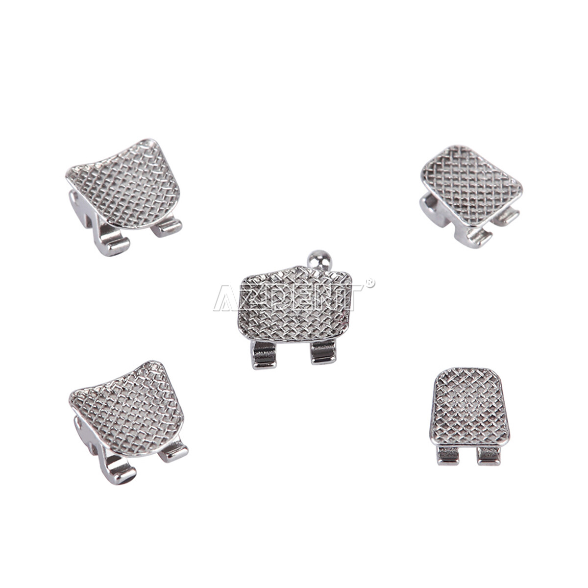 10Packs AZDENT Dental Brackets Mini/Standard MBT/Roth 022/018 Hooks 3 4 5