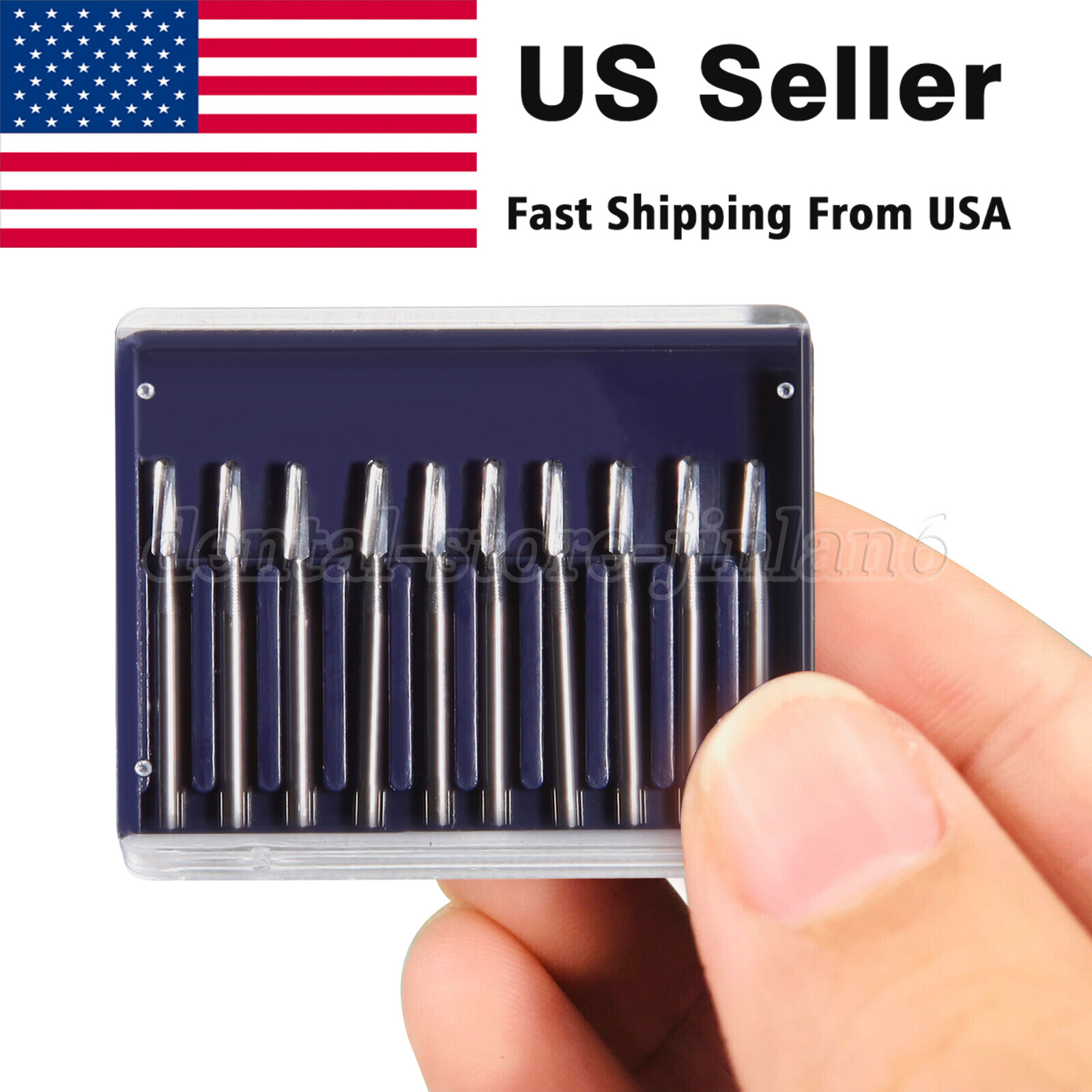 Dental Tungsten Carbide Burs FG Round Taper End High Speed FG 1172