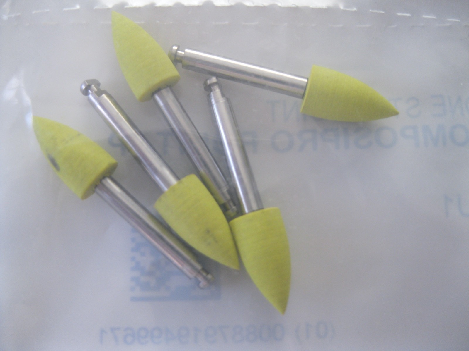 New Finishing &Polishing ComposiPro Point Polishers Brass 5/pk all 5packages