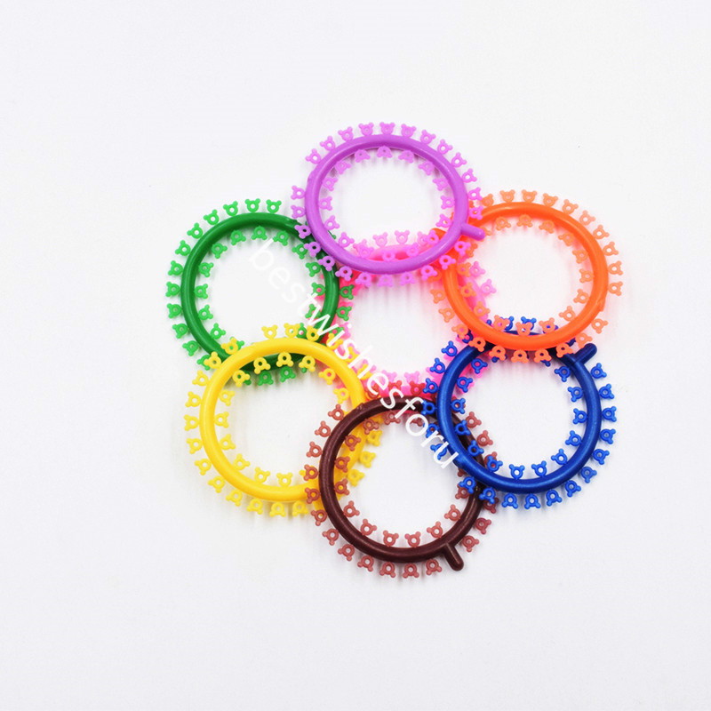 1000 Pcs Dental Orthodontic Elastic Rubber Multi-Colored Cartoon Ligature Tie