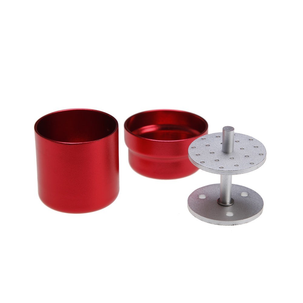 4 pcs Dental Autoclave Sterilizer Case Burs Disinfection Endo Files Holder Box