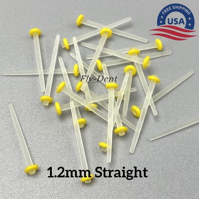 Quartz Fiber Post Dental Fiber Posts Teeth Restorative 1.2/1.4/1.6/1.8mm 200pcs