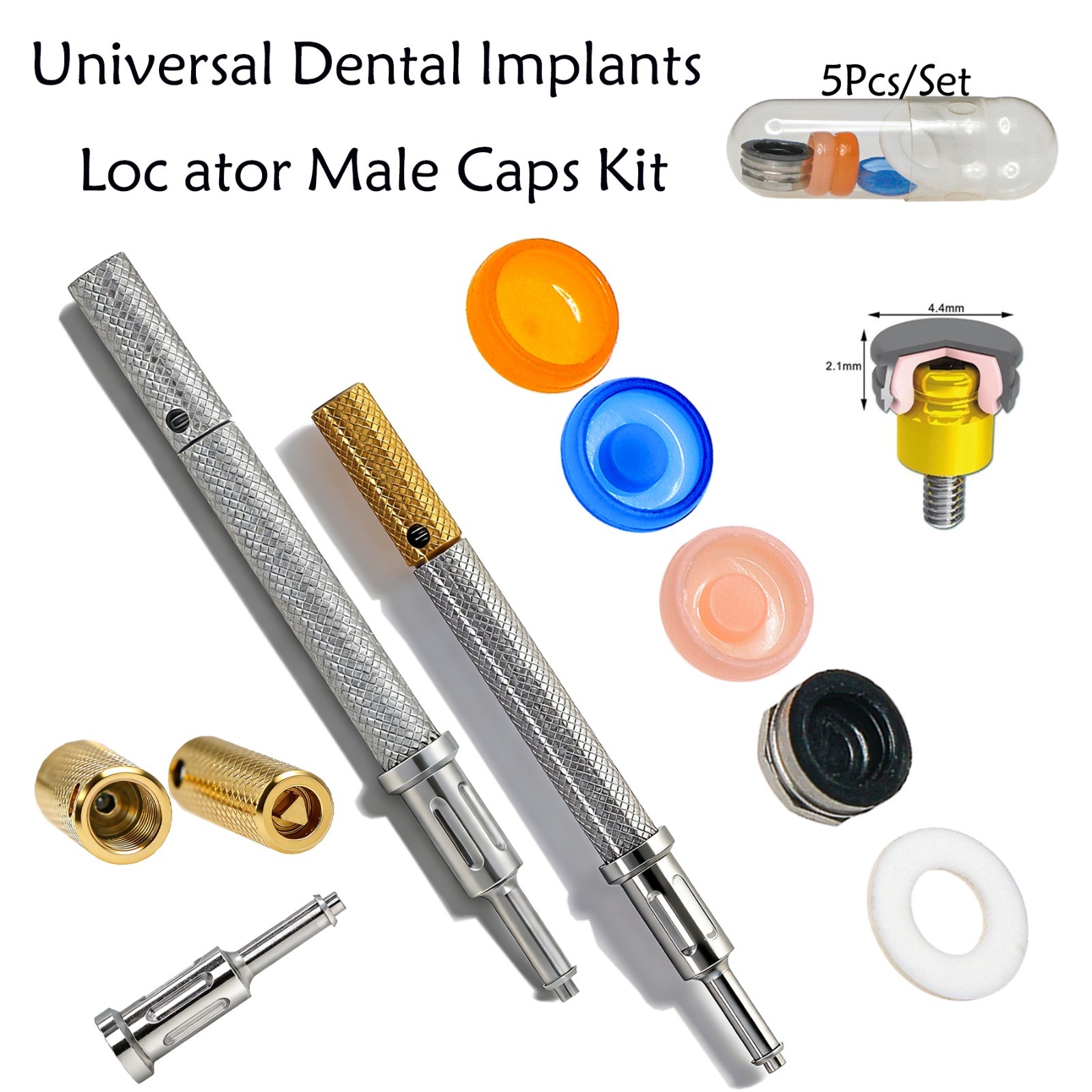 US Dental Novaloc Overdenture Retention Insert Mounting & Demounting Core Tool