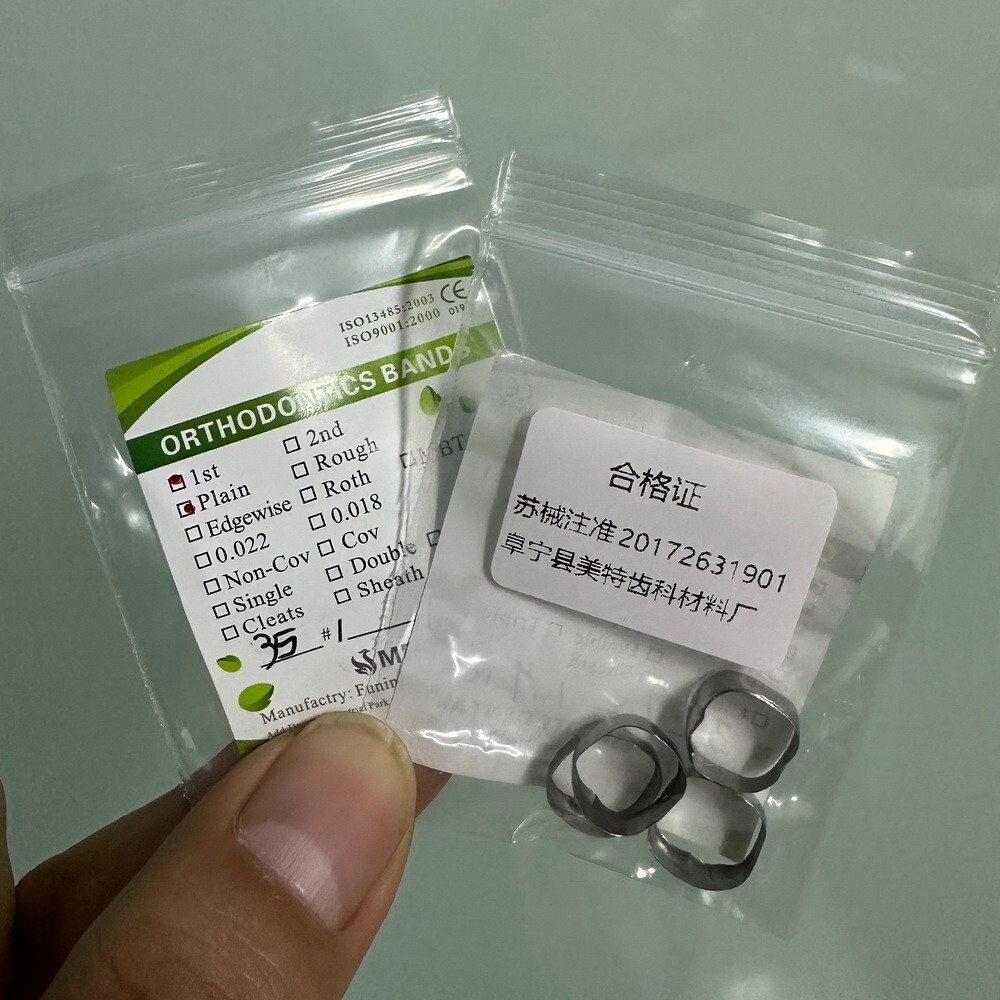 Dental Orthodontic 1st Plain Molar Bands #29-44+ Buccal Tubes Cleats Roth 022