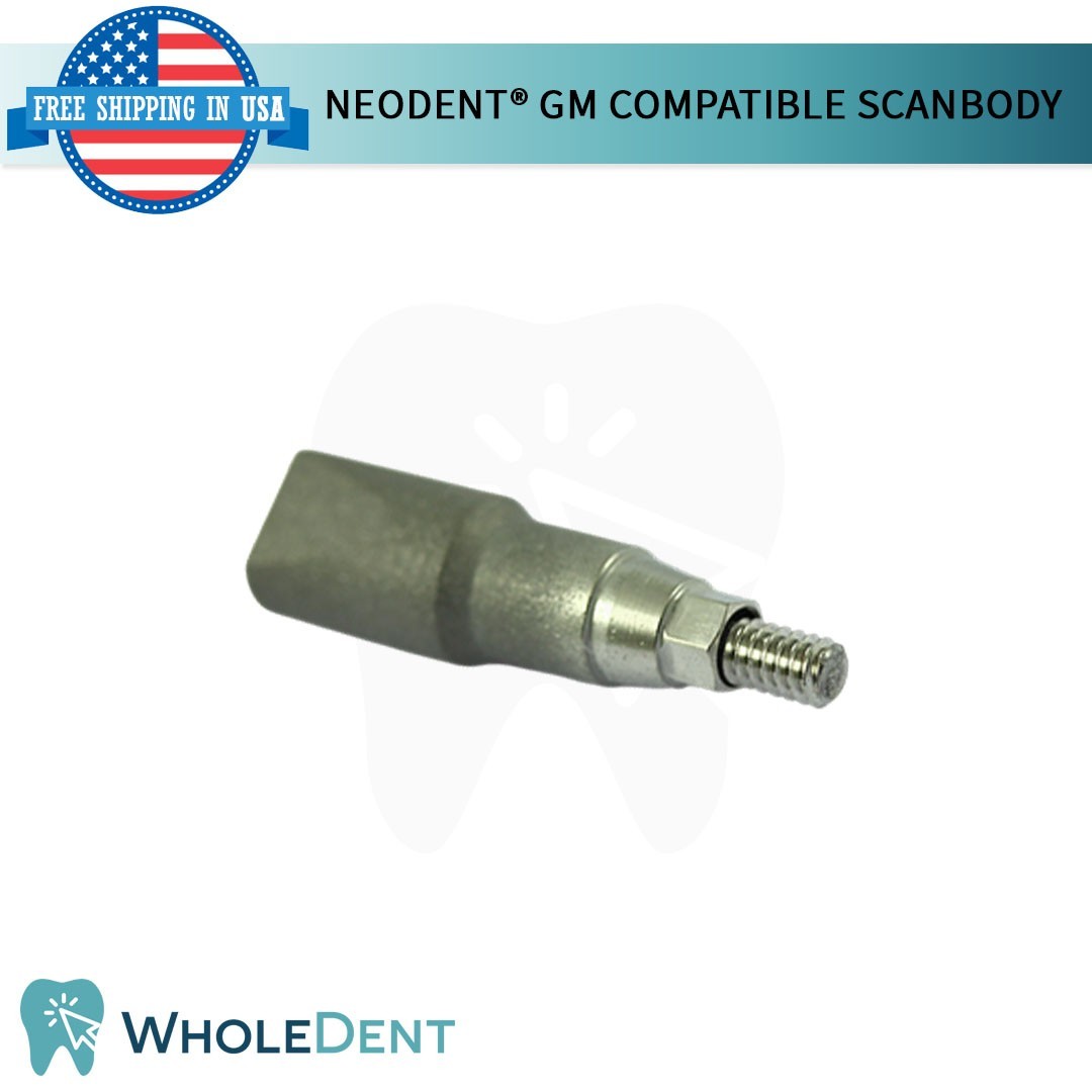 Dental Titanium Scan Body Neodent® GM Compatible CAD CAM