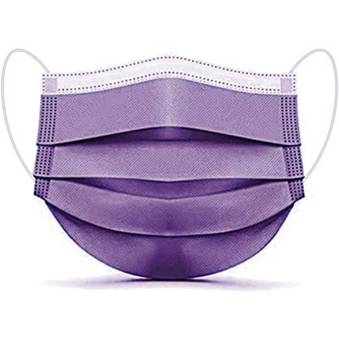3Ply ASTM Level 1 Protective Face Mask Colored Covering 10/30/50/100 PCS