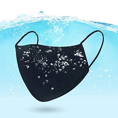 Black Face Mask Washable Reusable Cotton Safety Protection 1/3/5/10/25 50/100