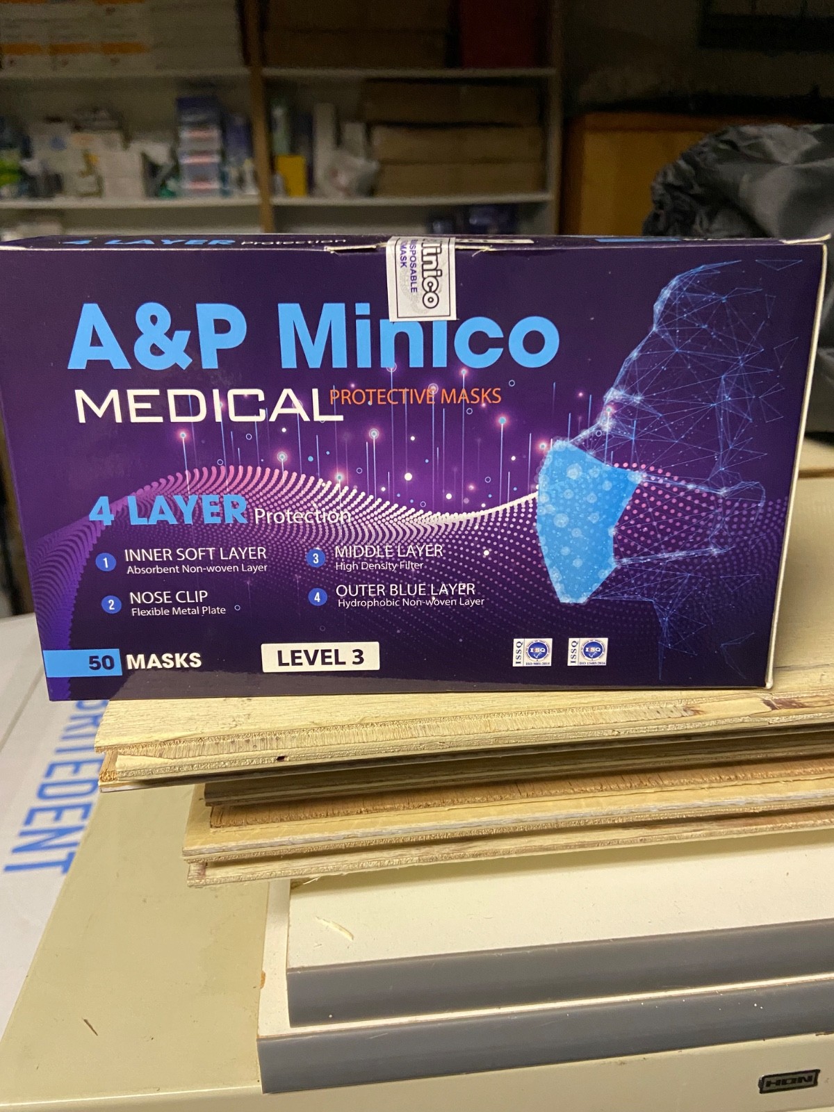 3PLY SURGICAL DISPOSABLE MASKS 99% BFE LEVEL 3 FDA Approved ✅