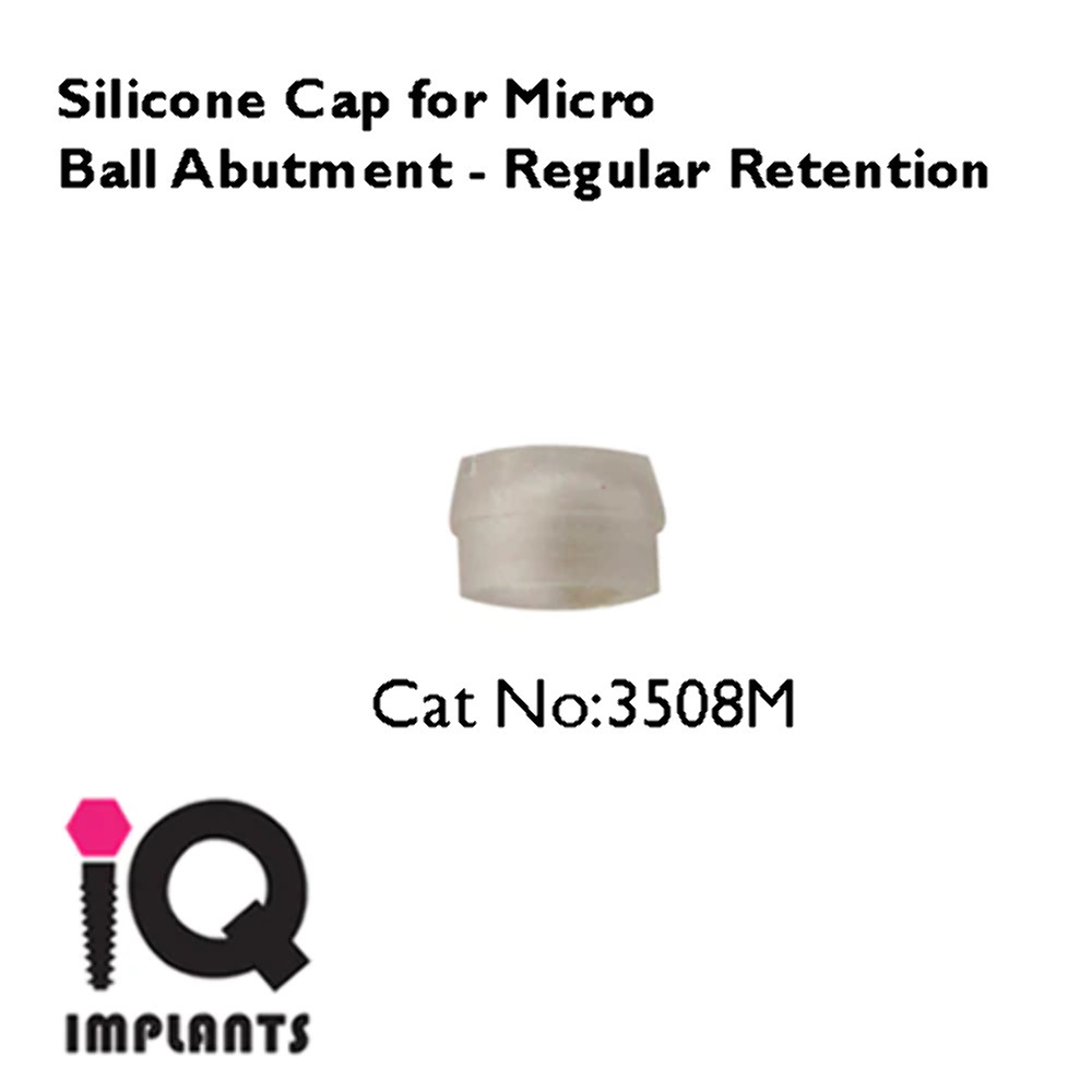 MICRO Ball 1.8mm Anchor Retentive Caps Standard, Clear 4-Pack